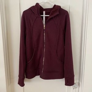 Burgundy Lululemon Jacket